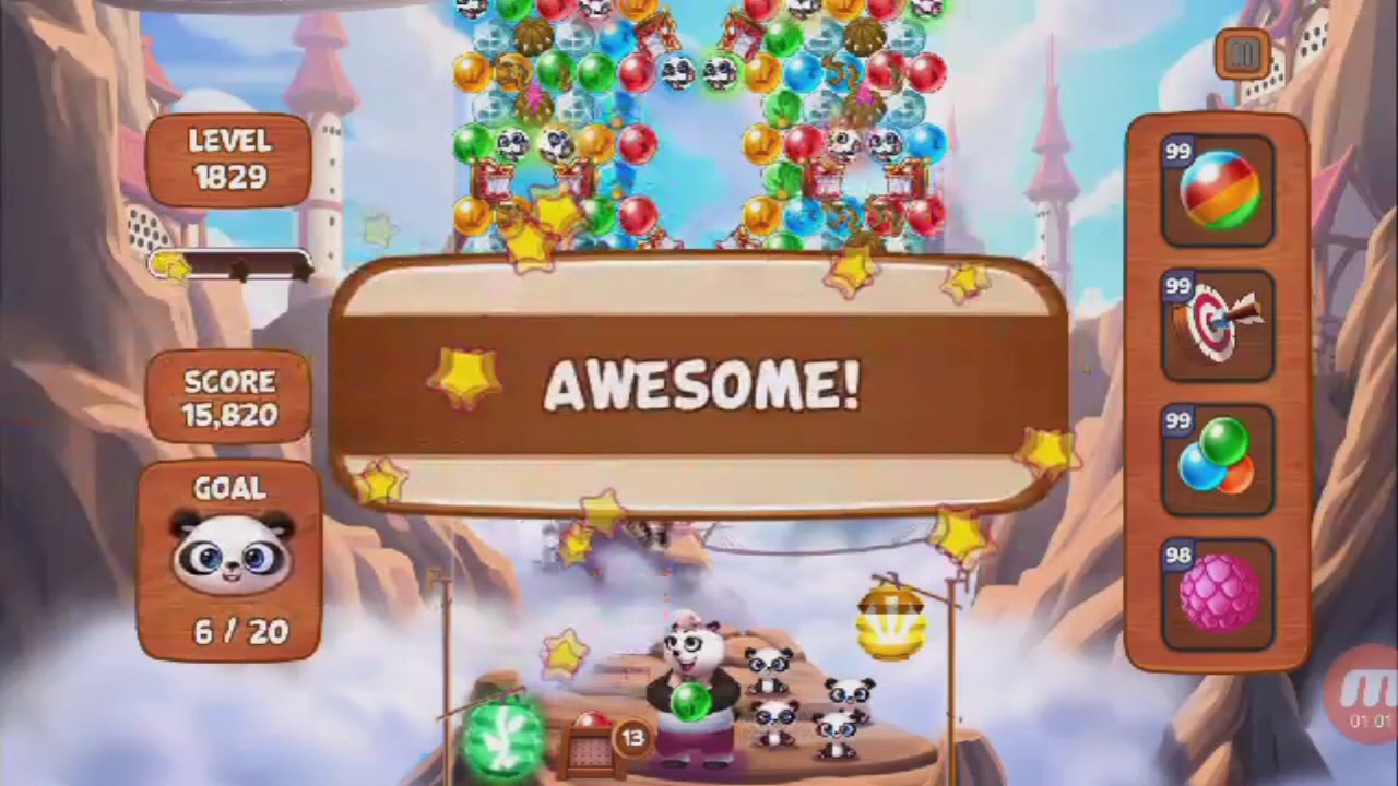 Panda Pop- Level 1829 - YouTube