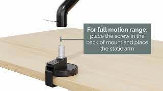 How to Install the Smartview Top Mount Single Monitor Arm | Fellowes Contract Interiors