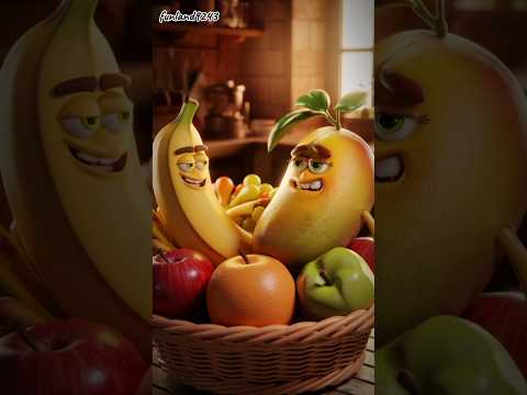One day there was a debate between a mango🍋🌹#shortvideo#youtubeshorts #friendsstory #animation