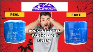 RockAuto caught selling fake OEM oil filters?