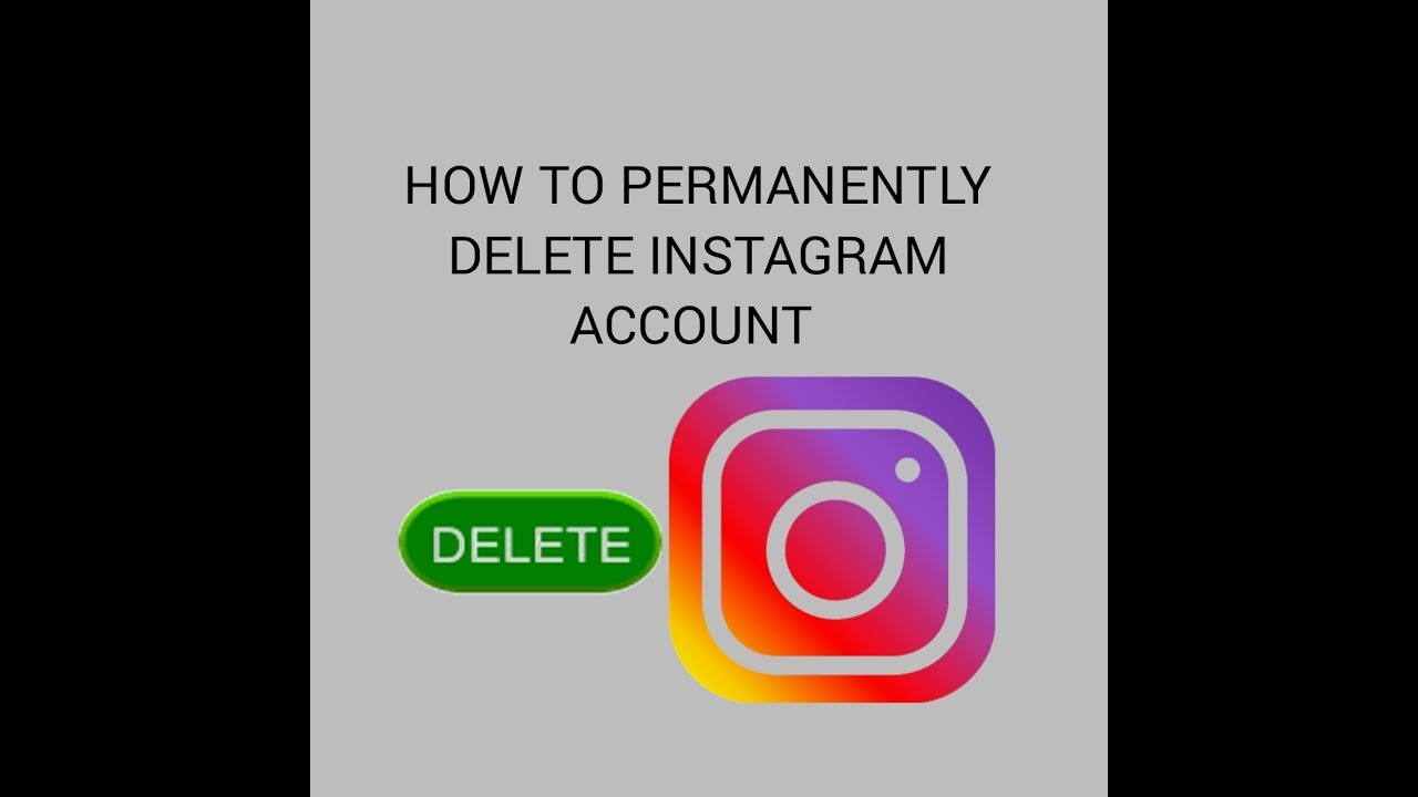How to delete Instagram account permanently 