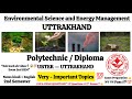Environmental Science & Energy Management | important Topics 🔥 | 2nd Semester polytechnic imp Q/A