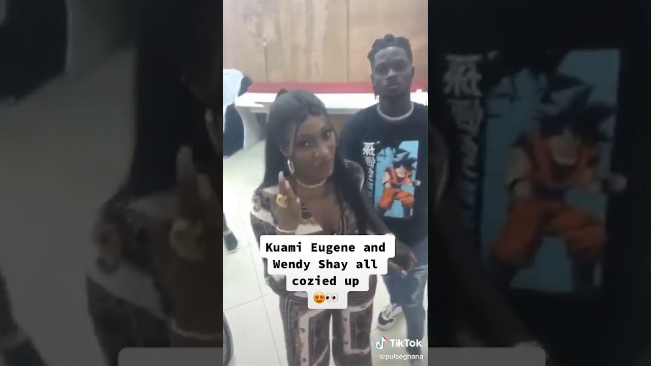 Kwame Eugene and Wendy Shay kissing in public 😱😱😱