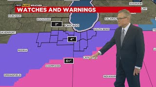 Chicago Weather Alert: Winter Weather Advisory in effect