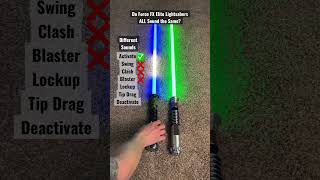 Force FX Elite Lightsabers All Sound the Same!