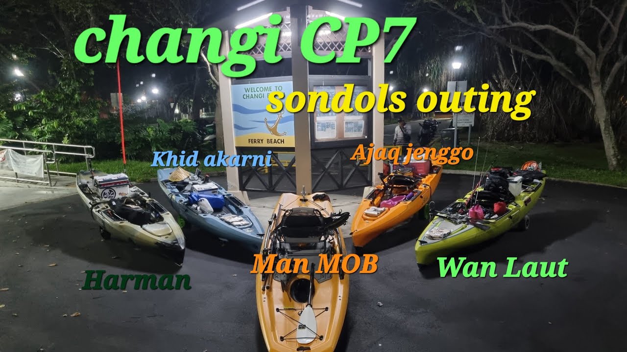 Kayak fishing sgSingapore 29 ( the sondols at changi ) YouTube