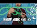 Essential knots for tree work part 1  Need to know knots! Bowline, sheet bend, and more!