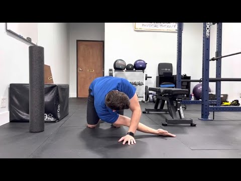 Thoracic mobility exercise - thread the needle