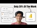 Building Dashboards Is Only 20% Of The Work