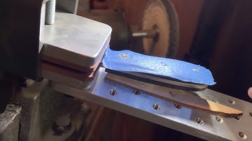 Peened, domed and polished knife pins