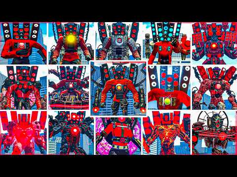 ALL SPEAKERMAN TITAN, ALL CAMERAMAN TITAN VS  SKIBIDI TOILET 100 BOSSES || SUPER MARIO BOSS