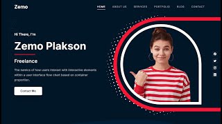 Build a Stunning Freelancer Portfolio Website || Free Source Code! ||