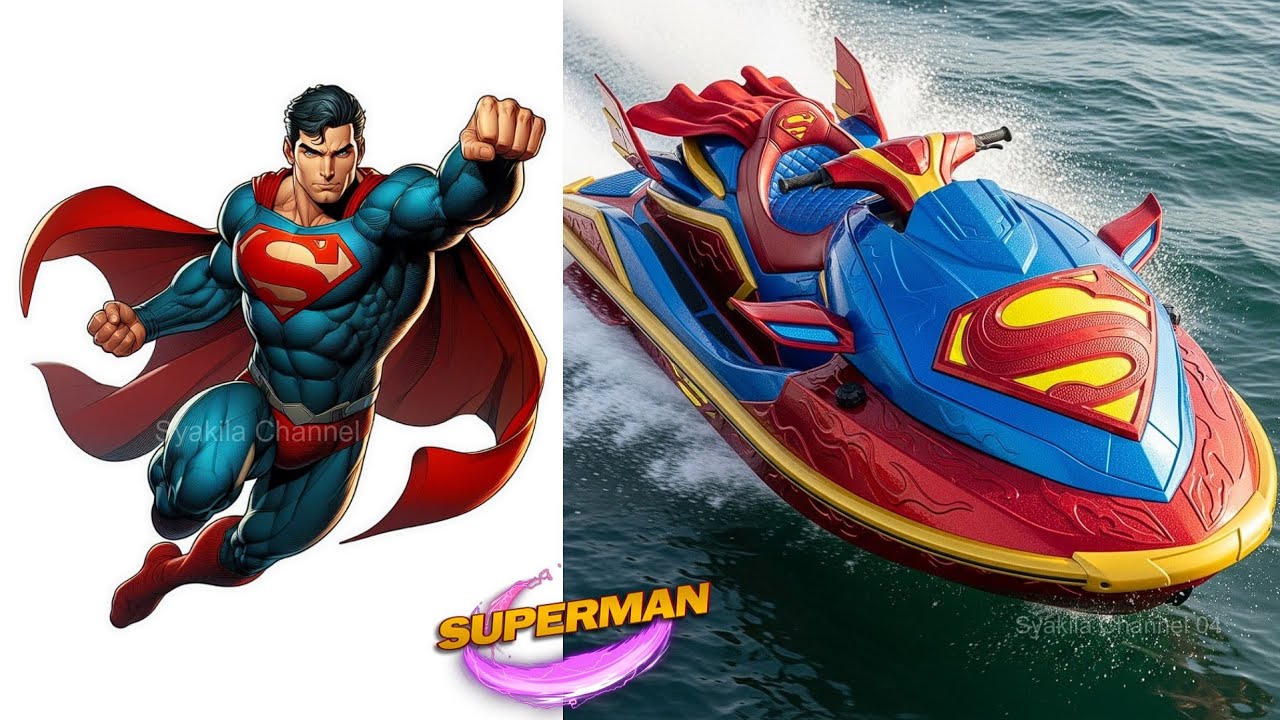 AVENGERS TRANSFORM TO JET SKI 🚤🌊 VENGERS 🔥 All Characters Marvel & DC 2025💥