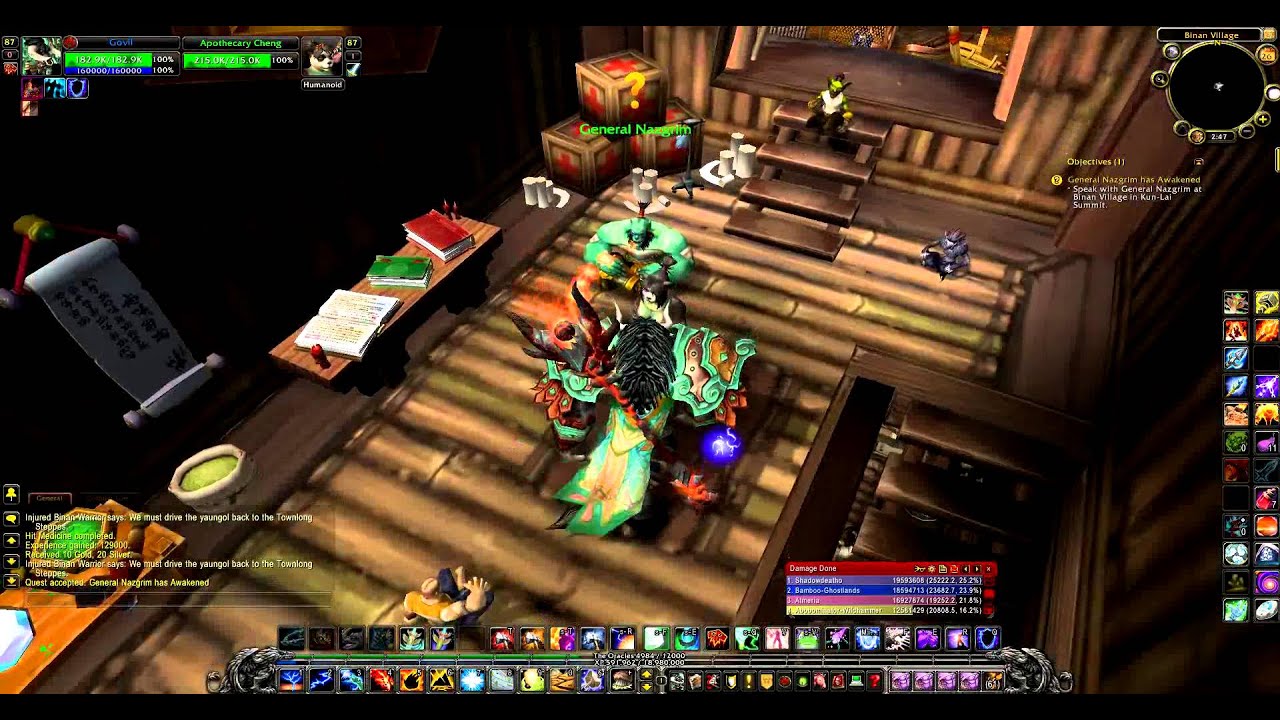 MoP Quest General Nazgrim Has Awakened YouTube