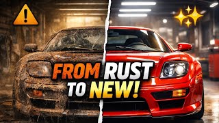 Asmr Restoration Of An Abandoned Sports Car Full Rebuild To Brand New 4K No Talking