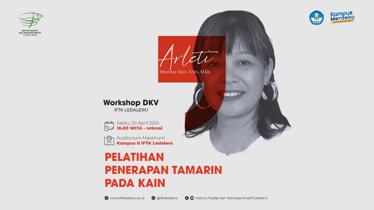 Workshop Penerapan Tamarin pada Kain Bersama Arleti Mochtar Apin, S,Sn.,M.Ds.