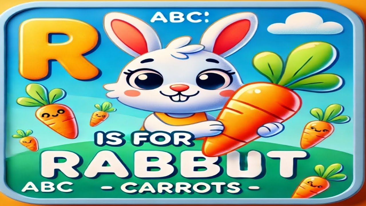 1. "R is for Rabbit! Fun with Carrots and ABCs!" 2. "Learning the