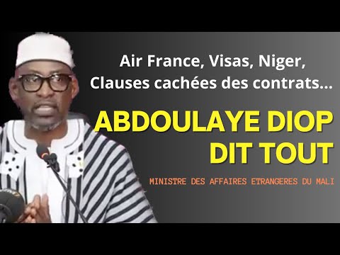 Air France, visa, Niger, Onu, clauses cachées des contrats: Abdoulaye Diop dit tout!
