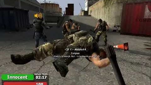 Lets play Garrys mod: Trouble in Terrorist Town(TTT) part: 1: bad terrorist