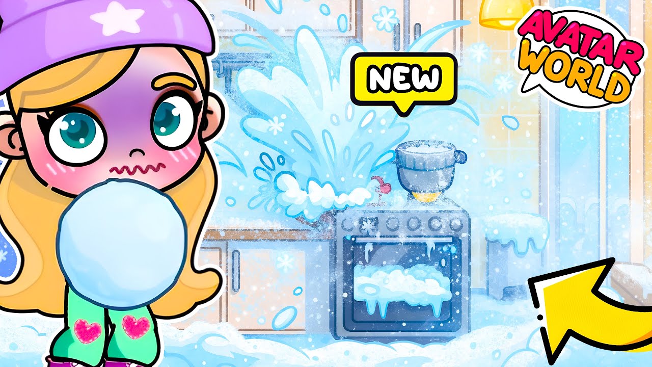 ⚠️❄️ ОПАСНЫЙ РИТУАЛ СО СНЕГОМ В AVATAR WORLD 🥶💣 НИКОГДА НЕ ДЕЛАЙ ЭТОГО! 🤯⚡ СНЕЖНЫЙ ВЗРЫВ НА КУХНЕ