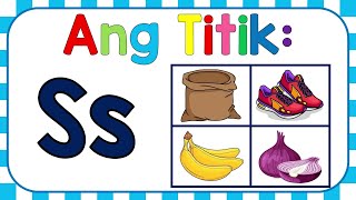 Ang Letrang Ss | Mga Bagay o Salita na Nagsisimula sa Tunog /s/ | Alpabetong Filipino