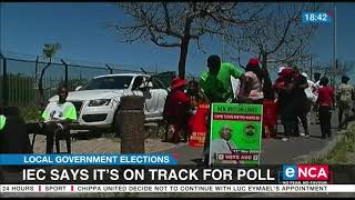 IEC says it's on track for local govt polls