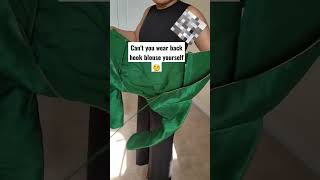 Back Hook Blouse Hack How To Wear Back Hook Blouse Yourself .