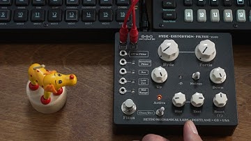 Digitone into Retro Mechanical Labs - Hyde distortion filter