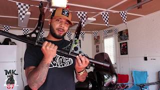 Bungking crash bar install on Low rider s