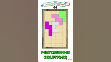 Not an image. #44 (Solution SETUP) Pentominoes Math Puzzle #mathchallenge #Shorts #puzzlegame