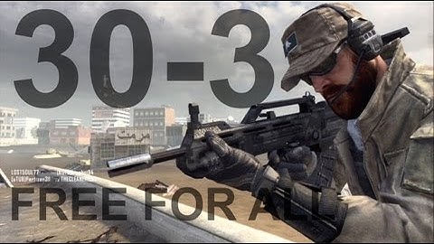 BLACK OPS 2 FREE-FOR-ALL 30-3 OVERFLOW