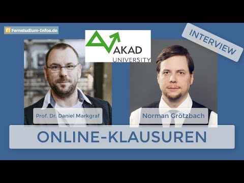 Live-Demonstration der Onlineklausuren an der AKAD University | INTERVIEW