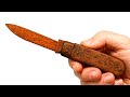 RESTORATION Old Rusty Pocket Knife 