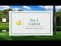 The masters par 3 contest