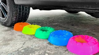 Crushing cruenchy & soft things by car | EXPERIMENT Car vs Ashtray | Most satisfying video