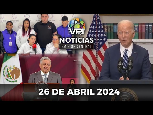 Noticias de Venezuela hoy en Vivo 🔴 Viernes 26 de Abril de 2024 - Emisión Central - Venezuela