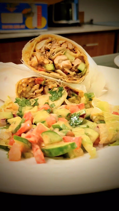 chicken Wrap #easyrecipe #cooking #foryou  #homecuisine #shortvideo