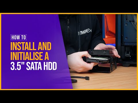 How to Install and Initialise a 3.5" SATA HDD