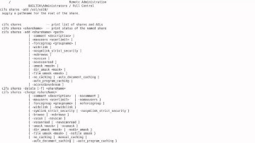 How to Make a CIFS Share in Data OnTap Command Line Interface by Nicholas Lee Fagan