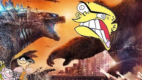 Godzilla vs kong fight but with sounds of ed, edd and eddy(No complete version)