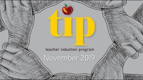 Teacher Induction Program (TIP) #4 - Work-Based Learning and Data
