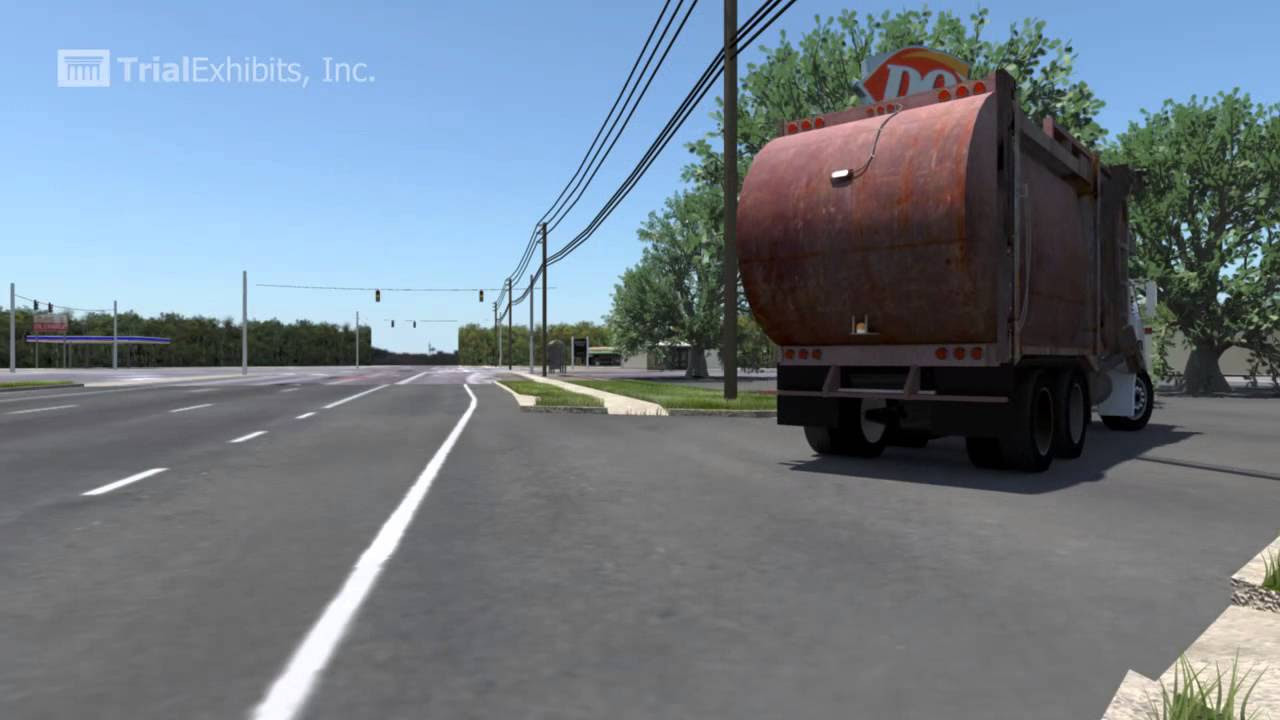 Multi-Car Vehicle Collision - 3D Animation