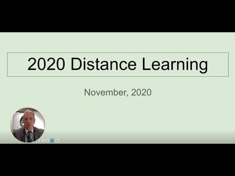 PHS Distance Learing Nov 2020