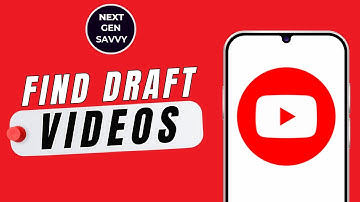 HOW TO FIND DRAFT VIDEOS ON YOUTUBE ANDROID