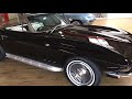 Chevrolet Corvette C2 Sting Ray Convertible 1965 - Tuxedo Black (walk around)