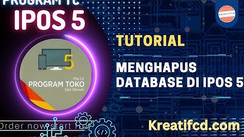 Cara Menghapus Database di IPOS 5