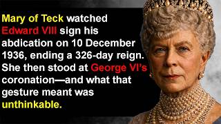 Mary Of Teck Watched Her Own Son Destroy The Crown