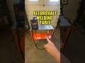 This is one of the most affordable welding tables around!!  36x18 @ 1200lbs capacity.