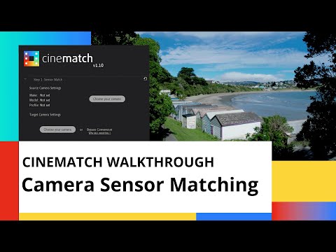 CineMatch Walkthrough | Camera Sensor Matching