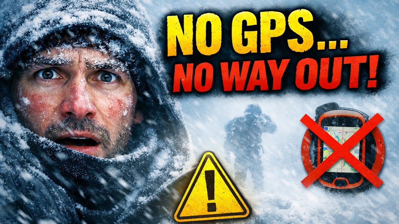 Lost in Whiteout ❄️ | No Compass, No GPS (Survival by Instinct Only)